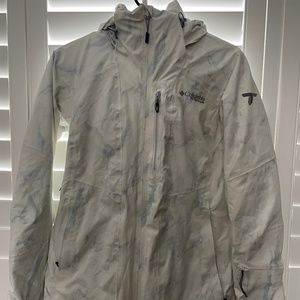 Columbia Titanium NEW women insulated Omni tech hooded jacket
